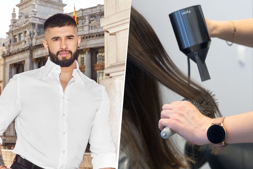Pablo Bogado, coiffeur : "Le séchage des cheveux crépus à l'air froid permet de fixer la coiffure et de maintenir la surface plus alignée, et dans les cheveux fins, il préserve le volume obtenu lors du séchage."
