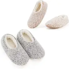 Product image of Cozylook 2-Pair Slipper Socks for Women Non Slip Soft Sole Slippers