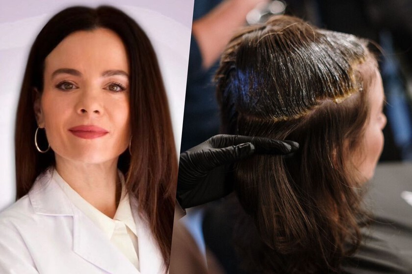 Helena Rodero, pharmacienne : "Pour bien couvrir les cheveux gris avec la teinture, il faut les déposer comme si on les mettait sur un cuir chevelu."